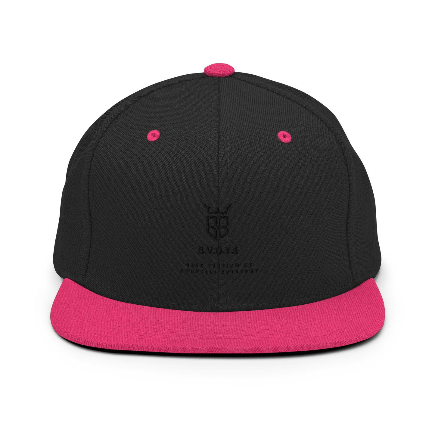 B.V.O.Y.E. Embroidered Logo Snapback Hat