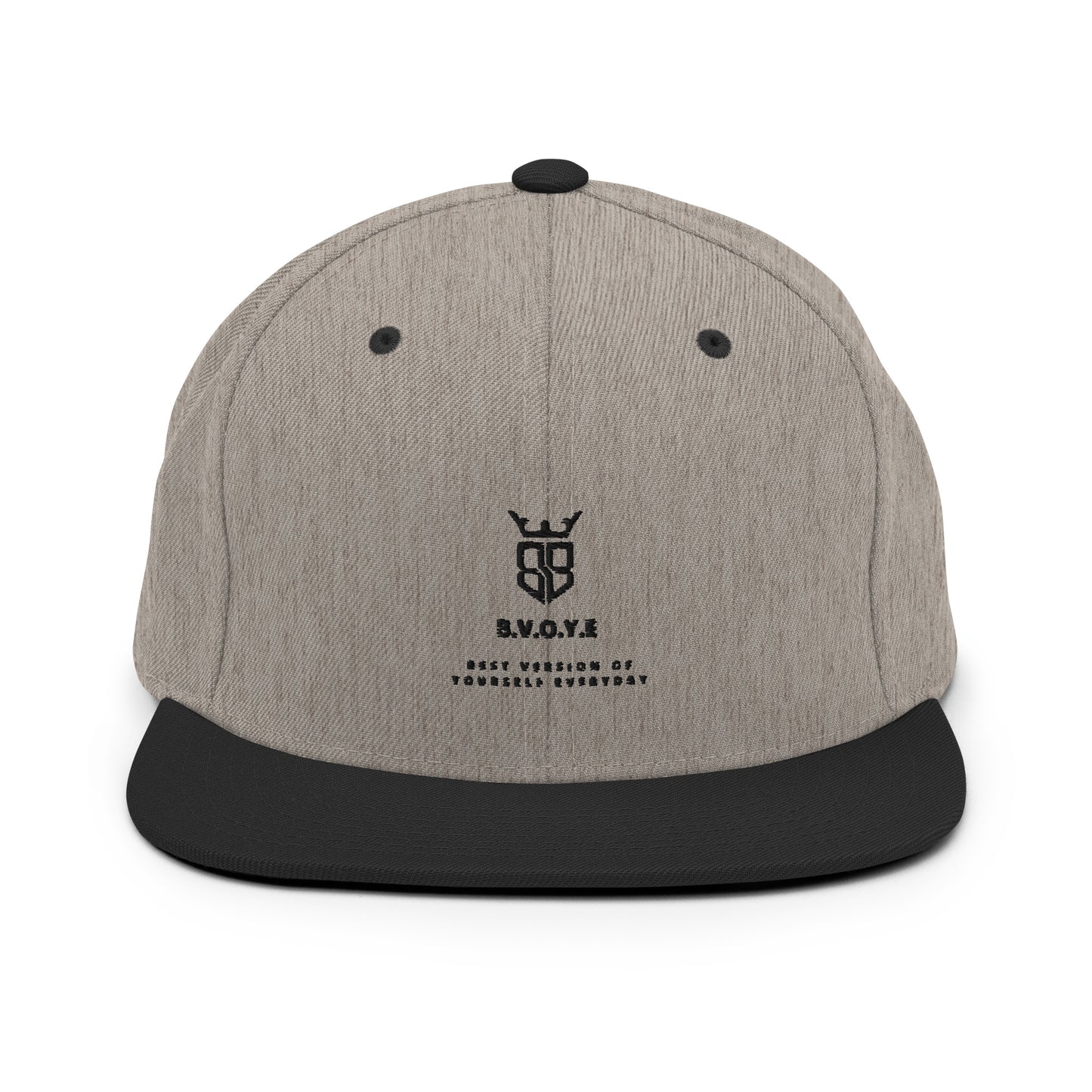 B.V.O.Y.E. Embroidered Logo Snapback Hat