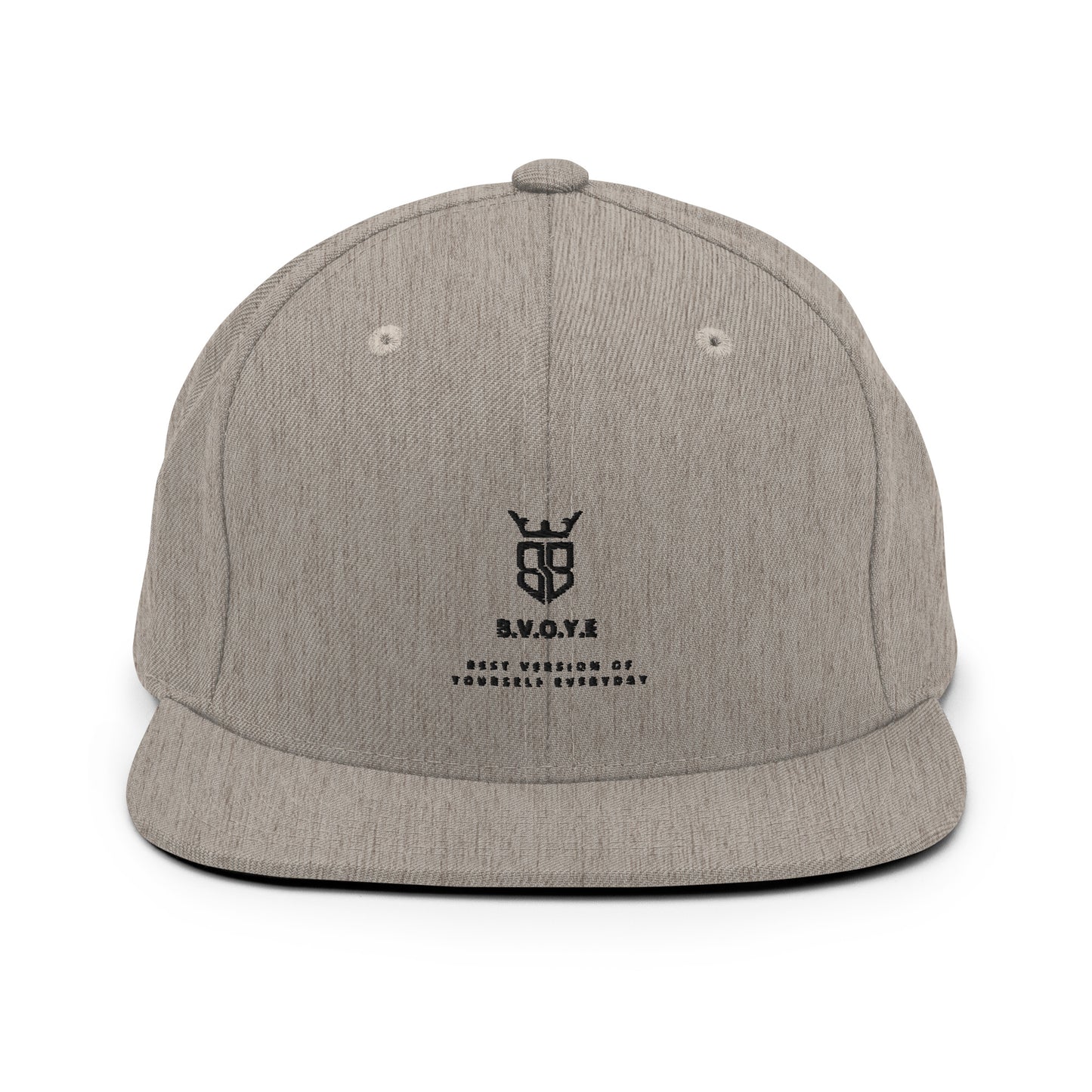 B.V.O.Y.E. Embroidered Logo Snapback Hat