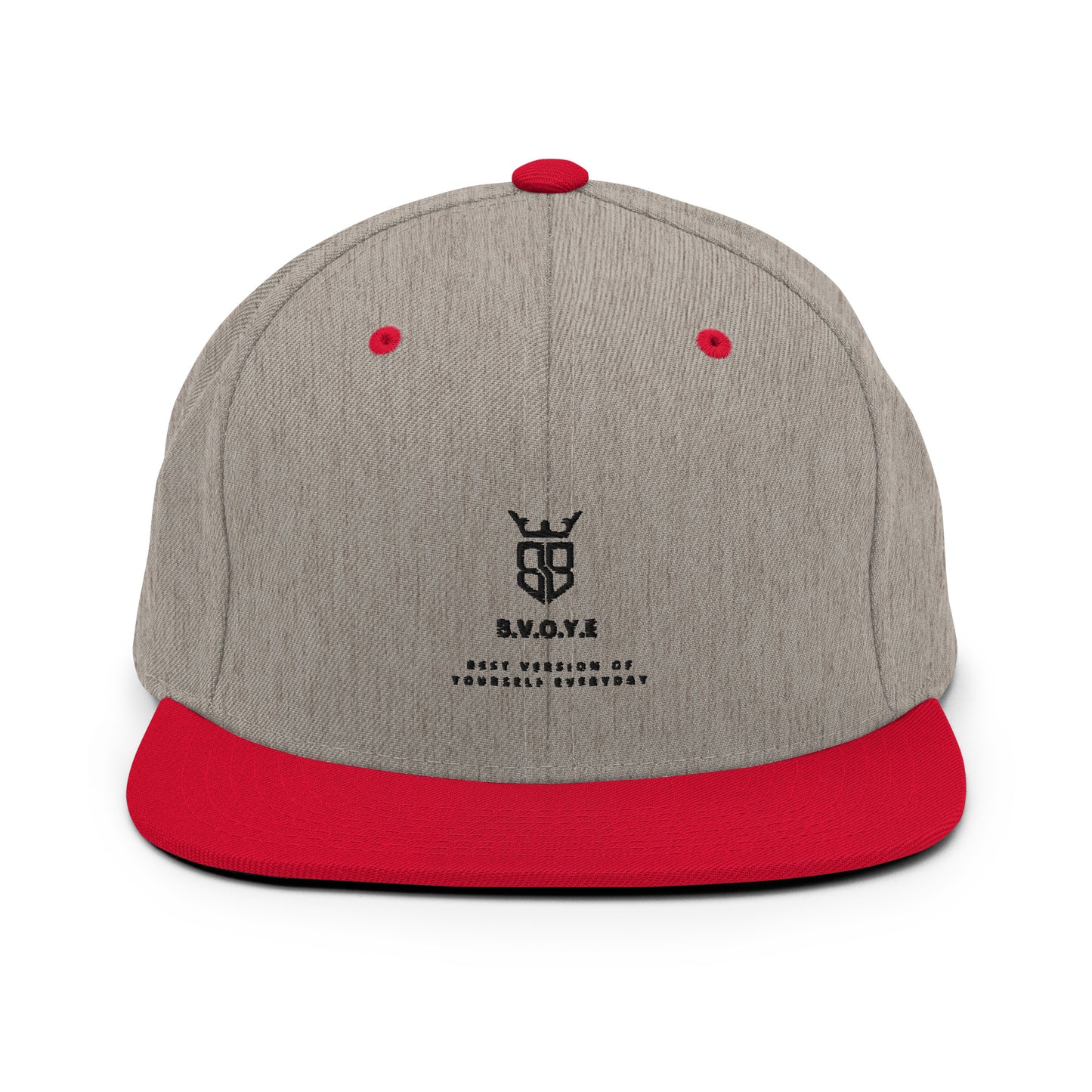 B.V.O.Y.E. Embroidered Logo Snapback Hat