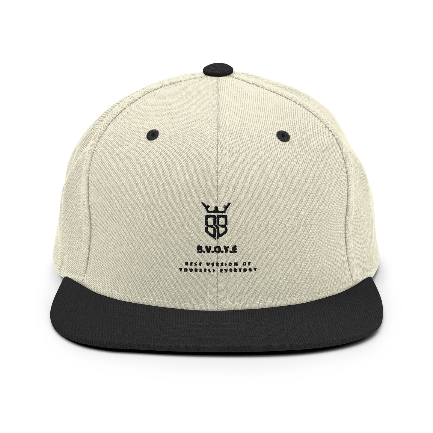 B.V.O.Y.E. Embroidered Logo Snapback Hat