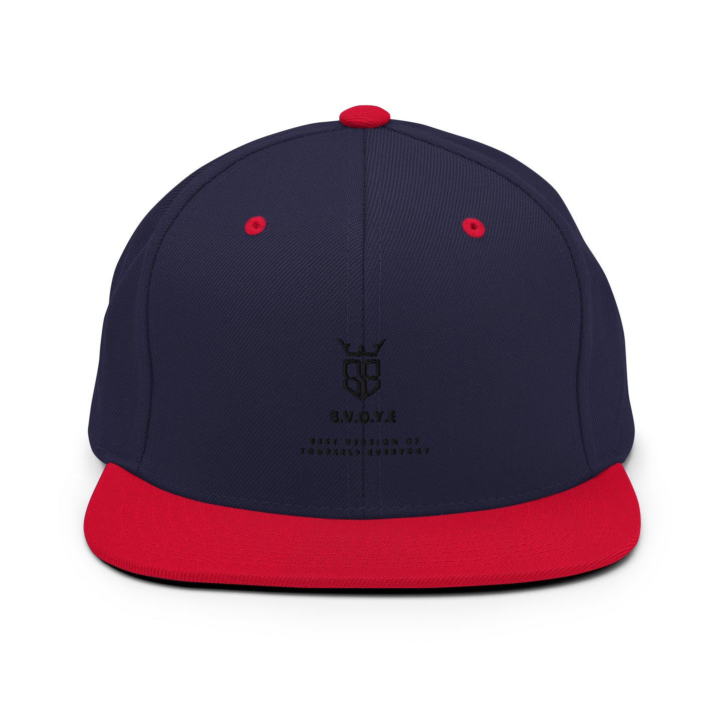 B.V.O.Y.E. Embroidered Logo Snapback Hat