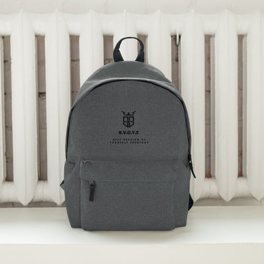 B.V.O.Y.E Logo Embroidered Backpack